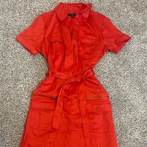 Orange Sharagano Dress Size 10